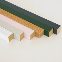 쿠셔니 간편하게 붙이는 셀프 접착식 템바보드 마감몰딩 1200mm 1개, 딥그린 1개