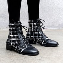 해외직구 노블레스 마녀 앵클부츠 레이스업 모터 워커 구두 2종 by the shoes on