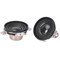 AIYIMA 휴대용 풀 레인지 오디오 스피커 Altavoz 앵글 PU 엣지 라우드 블루투스 유닛 41mm 2 Ohm 3W, 한개옵션0
