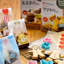 큐원 수제쿠키 DIY 세트31291574, 쿠키 포장세트 투명 10세트, 쿠키 포장세트 투명 10세트