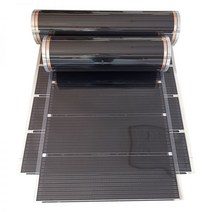 난방시스템 220v 220w 50cm-8meters 너비 건강한 바닥 난방 적외선 바닥 난방 탄소 필름 히터 전기 바닥 온난화 매트, 50cm x 250cm