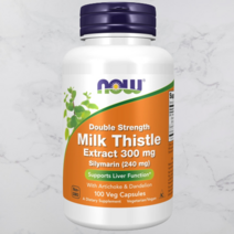 나우푸드 실리마린 밀크씨슬 300mg 100정 캡슐, 1개, 300mg 200정