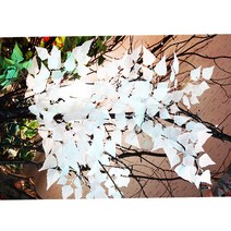 자작나무가지 대형 1m30cm/자작나무잎 24장/화이트 24장/조화가지/인조나뭇잎, 대형 화이트 자작나무가지