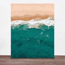 위메이크 페인팅 DIY 명화그리기 비치팝 40x50