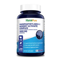 Phosphatidylserine Memory Ultimate Complex 1000mg Per Serving 200 Vegetarian Caps (Vegan Non-GMO &, 1, 기타