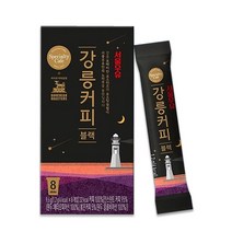 [KT알파쇼핑]서울우유 스페셜티 카페 강릉커피 블랙 80T-커피믹스, 소/01_강릉커피 블랙80T(8Tx10), 10개, 8t