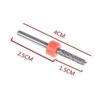 pcb 금속 절단 가공1PCS 카바 이드 텅스텐 옥수수 커터 절단 PCB 밀링 비트 엔드 밀 CNC 라우터 조각 기계, 한개옵션0