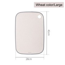E코코밀 짚 도마 보드 커팅 블랙 호두 피자 스테이크 빵 절단 야채 과일 부엌, Big Wheat