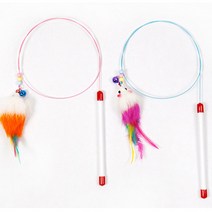 펫모닝 C-179 캣티클러 와이어 낚시대 장난감 1p 쥐돌이낚시대