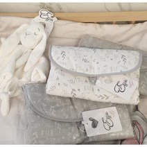 에피키즈 방수매트파우치 휴대용방수매트 방수요 기저귀매트, 핑크