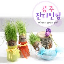공주잔디인형 DIY체험학습 귀여운 토피어리만들기, 1인개별포장