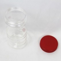 PET 870ml 광구 업소용 보관용기 수제청 쌀 깨 잡곡 가루 다이소용기 플라스틱통 병