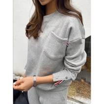 양기모 고급원단 면90 톰 소매 테이핑이 세련된 허리밴드가 짱짱한 겨울 조거 트레이닝 추리닝 세트