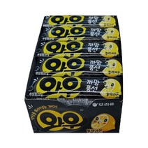 오리온 와우 블랙 레몬 풍선껌, 21g, 15개