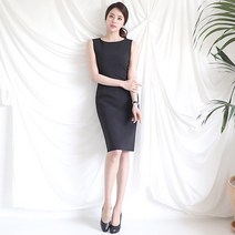 더웨이나인 짱짱 스판 나시 정장 원피스