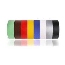 연극 공연 임시물 고정 깨끗이 제거 무광 면 테이프 강력 셀프보수 강력접착 인테리어 수리, 적색