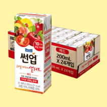 썬업 과일야채샐러드 레드 주스 과채음료 200ml 24팩, 썬업 과일야채샐러드 레드 200ml 24팩