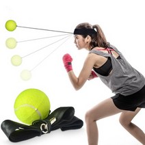 복싱 권투 격투기 미트 볼 동체시력 용품 잽볼, 초급자용(블랙볼)