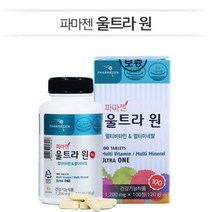 [파마젠] 울트라 원 (100정*3병) 종합비타민 멀티비타민, 3병
