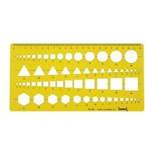 PGM*^몰산키스 템플레이트 다각형 NO120 종합형판 제도용품 미술입시 각도자 사무 코링플릿 보조 플릿 제도자 화방 용자 디자인^^췤pgm, a^^옵션없슴