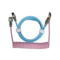 네트워크 케이블 type c usb 기계식 키보드 코일 와이어 기계식 키보드 aviator 데스크탑 컴퓨터 항공 커넥터, 협력사, 분홍색