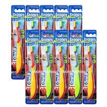 오랄비 스테이지 단계별 어린이 칫솔 유아칫솔, 3단계 남아, 10개