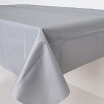 제이벌룬 파티 테이블보 단색, 1개, 실버
