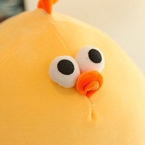 멀뚱멀뚱 찰떡 모찌 귀여운 아기 병아리 애착 인형, 25cm