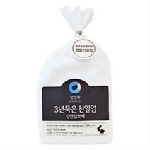 청정원 신안섬 보배 3년묵은 천일염, 2개, 800g