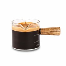 누보 우드 손잡이 샷잔 3oz