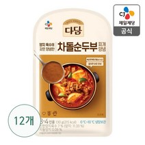 다담 차돌순두부찌개양념 130g x 12개