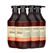 바이오디톡 무실리콘 프로페셔널 비듬샴푸 500, 4개, 500ml