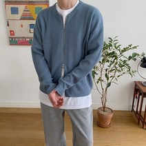 데쥬 오버핏 니트집업 자켓 가디건