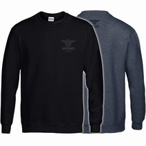 락밀 공군 로고 긴팔 스웻셔츠 기모 맨투맨