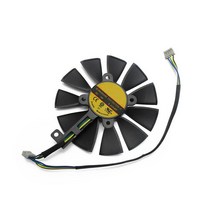 88mm FDC10U12S9-C RX580 RX570 RX470 4 핀 쿨러 팬 AREZ ASUS Radeon RX 470 570 580 원정 OC 그래픽 카드 냉각, [01] 1 FAN