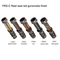 릴 수리 부품 파츠 튜닝 Riverruns-CNC 가공 자연 안정 벌 우드 플라이로드 액세서리 시트 낚시 건스모크 DIY 낚싯대141383, Y2035 황갈색, Red Gunsmoke