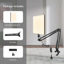 스튜디오조명 카메라 라이트 스탠드 비디오그래프 전문가용사진 스튜디오 LED 2700k-5700k 비디오 필 램프, 07 ARM