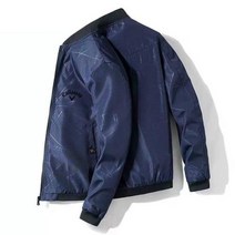 Callaway 봄 골프 남성 재킷 지퍼 칼라 브랜드 야구 의류 캐주얼 스포츠 탑, 없음, 02 Navy Blue Black+XXL  6575kg