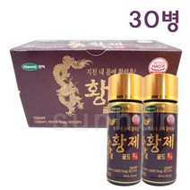 한미 황제골드 100ml/인삼농축액 피로회복 활력충전 수험생 부모님 건강 음료 드링크, 30병, 100ml