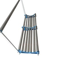 원단 천 롤러 작업대 시트지 필름 재단 걸이 받침대 도배, 길이 2.0M 폭 56CM 2단 가이드 바(고하중)
