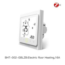 ZigBee-스마트 온도 조절기 온도 컨트롤러 허브 물/전기 바닥 난방 물/가스 보일러 알렉사 구글 홈, 03 BHT-002-GBLZBW