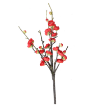 인테리어 조화꽃 조화장식, 07 매화꽃 50cm 빨강