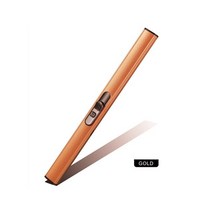 플라즈마라이터 전기 전자 터보 토치 충전식 usb 캠핑 캔들 슬림 다용도 남자 선물, 로즈 골드