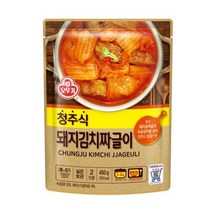 오뚜기 청주식 돼지김치짜글이, 450g, 32개