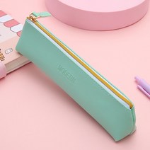 만년필파우치 필통 만년필 케이스 크리 에이 티브 미니 가죽 펜 연필 주머니 성인, 연한 초록색