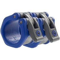 락조 HEX 50mm / 2 올림픽 바벨 칼라, 푸른