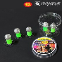 무라사메 야광몸체 레드몸체 주꾸미애자 (5개입) 50g/60g/70g/80g 진주애자 야광애자 특대왕 에기바늘, 야광몸체+진주구슬, 80g