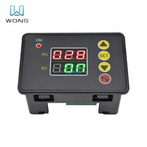 측정공구 DC 12V 24V 110V 220V 프로그래밍 가능한 디지털 시간 지연 스위치 릴레이 T2310 오픈 타이머 제, 03 AC 110-220V