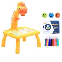 전자칠판 수업용 스마트 터치펜 미니 led 그리기 프로젝터 art drawing table light toys for kids painting board small desk, 1