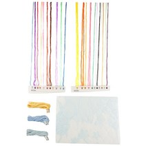DIMENSIONS 3171 트윙클 트윙클 퀼트 스탬프 십자수 키트 너비 86.4cm(34인치) x 높이 109.9cm(43인치)
